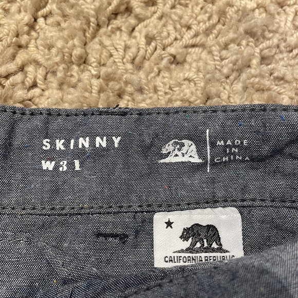 MENS PACSUN BULLHEAD DENIM TIE SHORTS - Picture 4 of 5